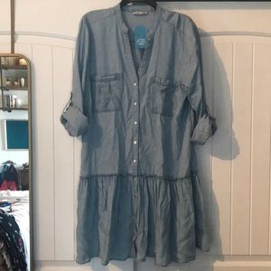 Denim Shift Dress